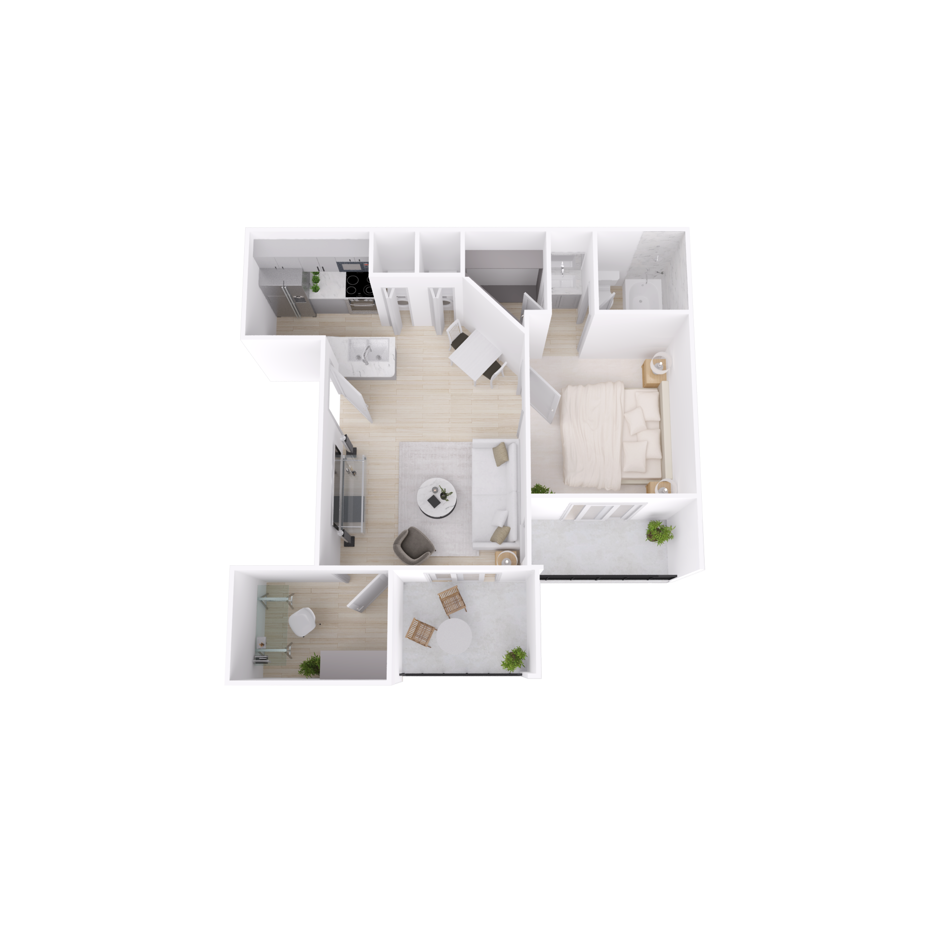 A2 Traditional - 3D Plan